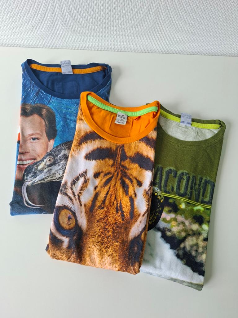 3 T-shirts Freek Vonk, Kinderen en Baby's, Ophalen, Gebruikt, Shirt of Longsleeve, Onbekend