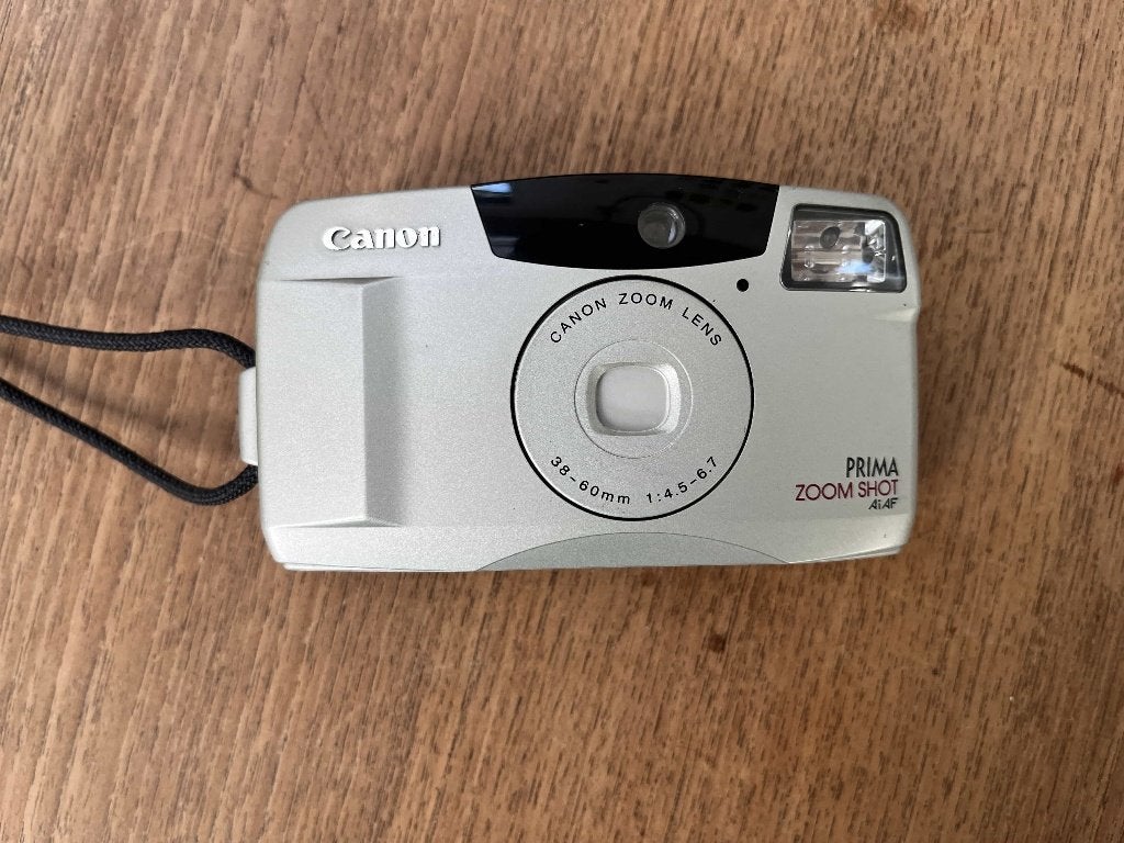 Canon Prima Zoom Shot AiAF 35mm Film point-and-shoot camera, Ophalen of Verzenden, Zo goed als nieuw, Compact, Canon