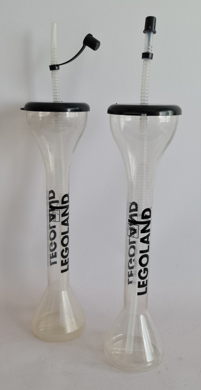 2x Legoland drinkbekers met rietje - 500 ml, Ophalen of Verzenden, Gebruikt, Jongen of Meisje