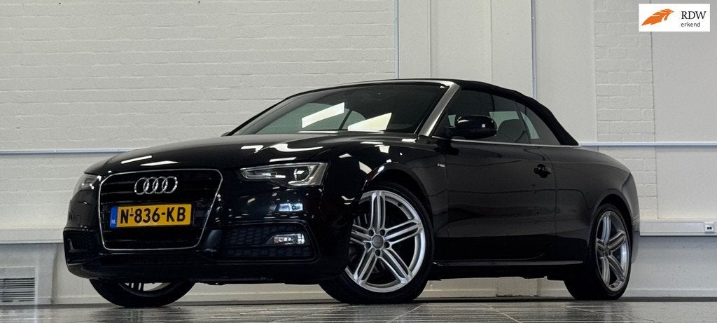 Audi A5 Cabriolet 1.8 TFSI Pro Line S Leer Led 19" LM velgen, Auto's, Audi, Voorwielaandrijving, Gebruikt, Cabriolet, 4 stoelen
