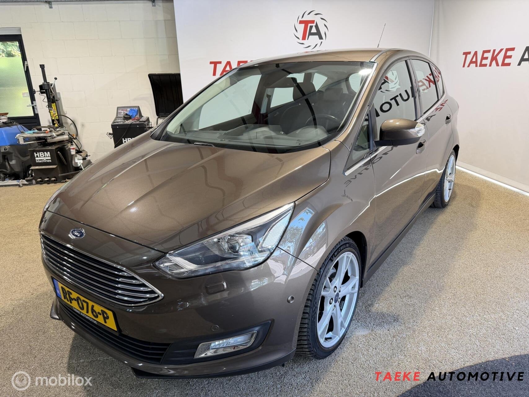 Ford C-Max 1.5 Titanium AUTOMAAT/CLIMA/CRUISE/CAME, Auto's, 15 km/l, Euro 6, 4 cilinders, Leder en Stof