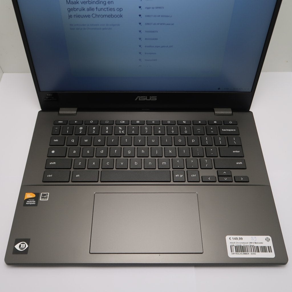 ASUS Chromebook CM14 Mediatek/ 4GB/ 128GB | Prima Staat, Asus, Zo goed als nieuw, Support@asus.com, No. 15, Li-Te Road, Beitou District
Taipei 112
Taiwan