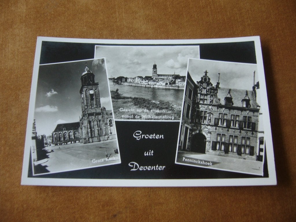 DEVENTER  =  3 LUIK, Ophalen of Verzenden, 1940 tot 1960, Ongelopen, Overijssel