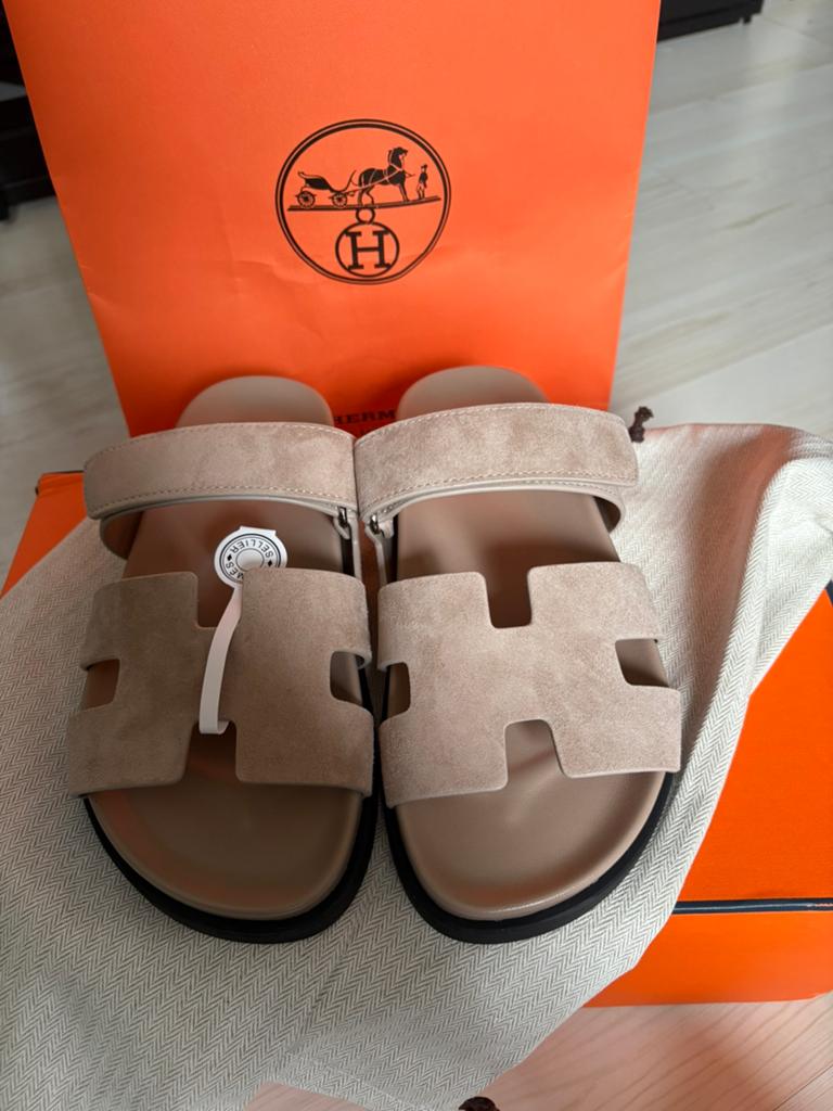 Hermes Chypre, Kleding | Dames, Schoenen, Ophalen of Verzenden, Nieuw, Beige, Sandalen of Muiltjes
