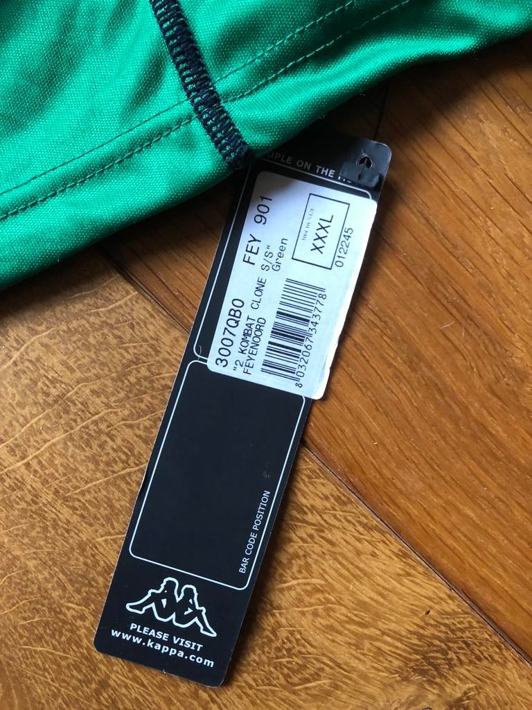 Kappa Feyenoord Shirt - Groen - Maat XXXL, Ophalen of Verzenden, Nieuw, Overige maten, Groen