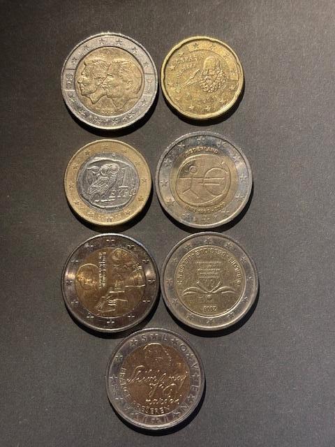 Bijzondere euromunten, Ophalen of Verzenden, Overige landen, Overige waardes, Setje