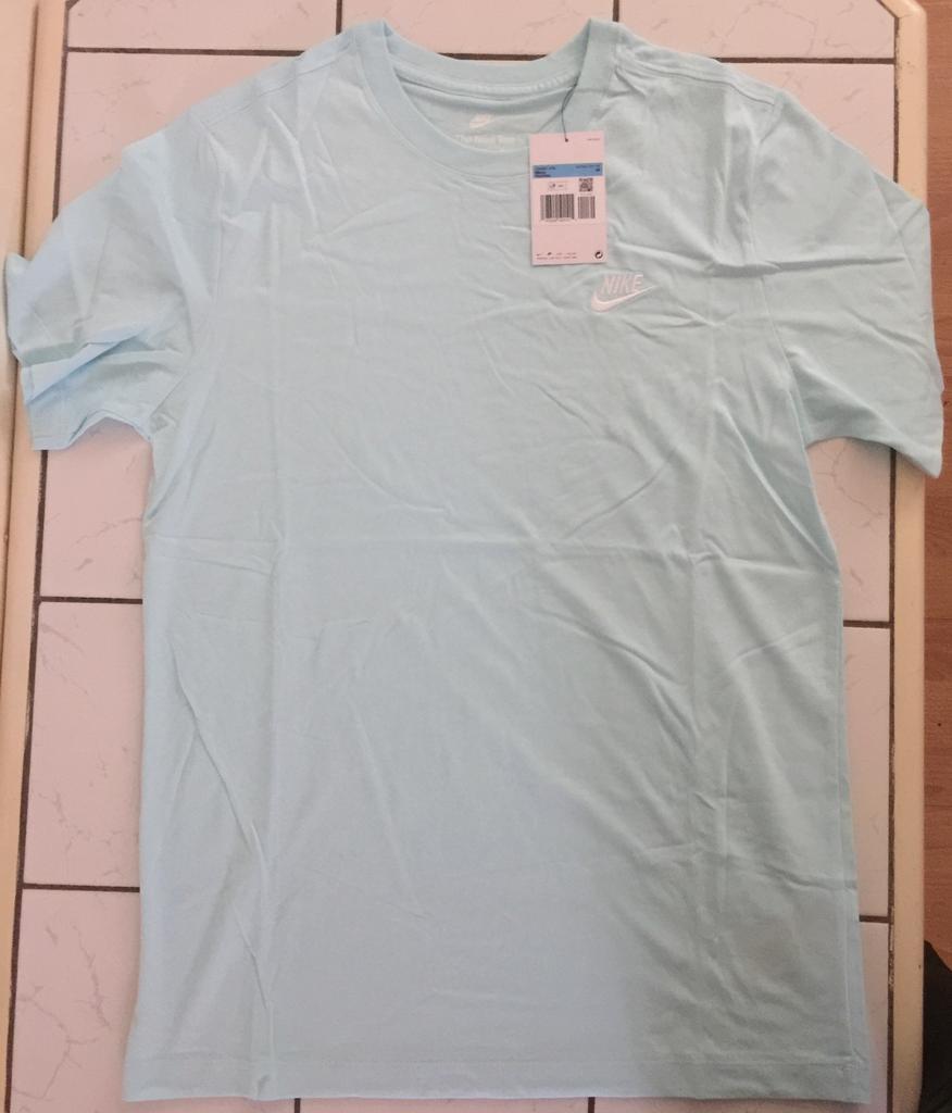[Nieuw] Nike NSW Club Tee Shirt Glacier Blue, Ophalen, Nieuw, Maat 48/50 (M), Blauw