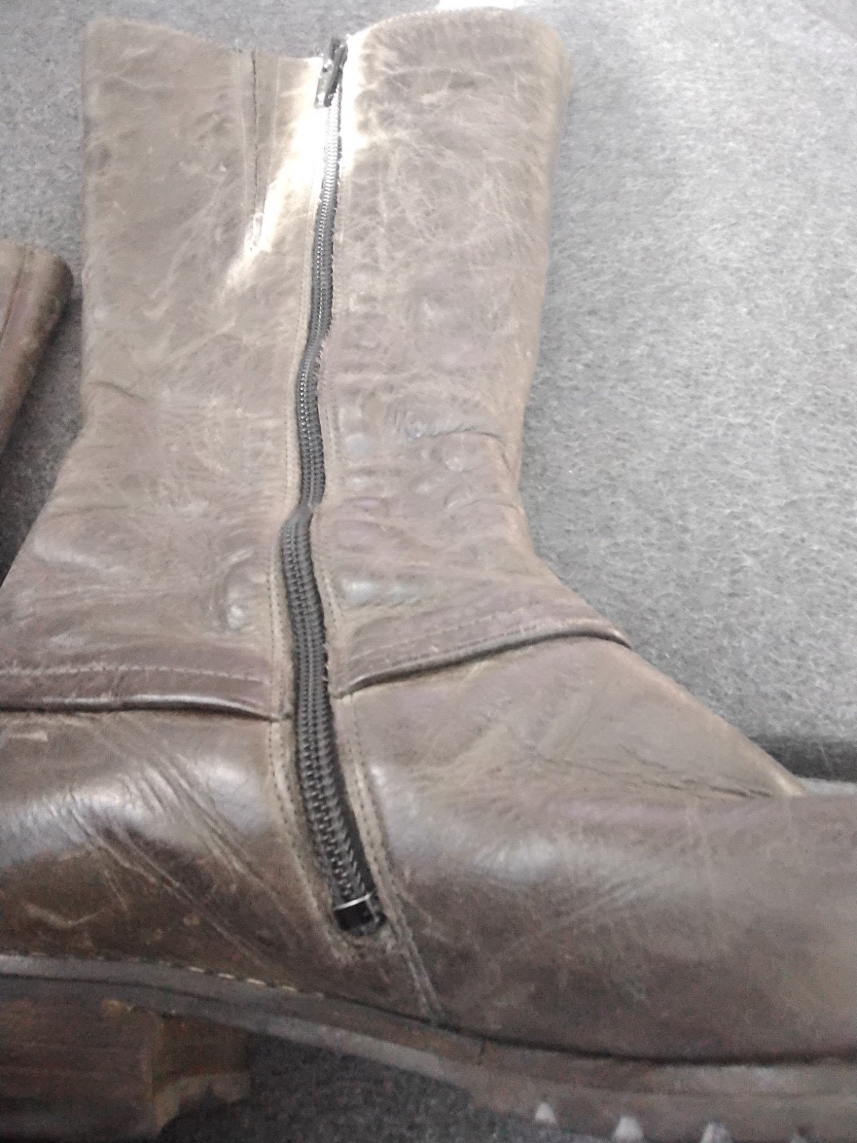 Hassia leren laars  schoen maat 5.5 is 38,5 kleur taupe, Hassia, Hoge laarzen, Overige kleuren, Ophalen of Verzenden