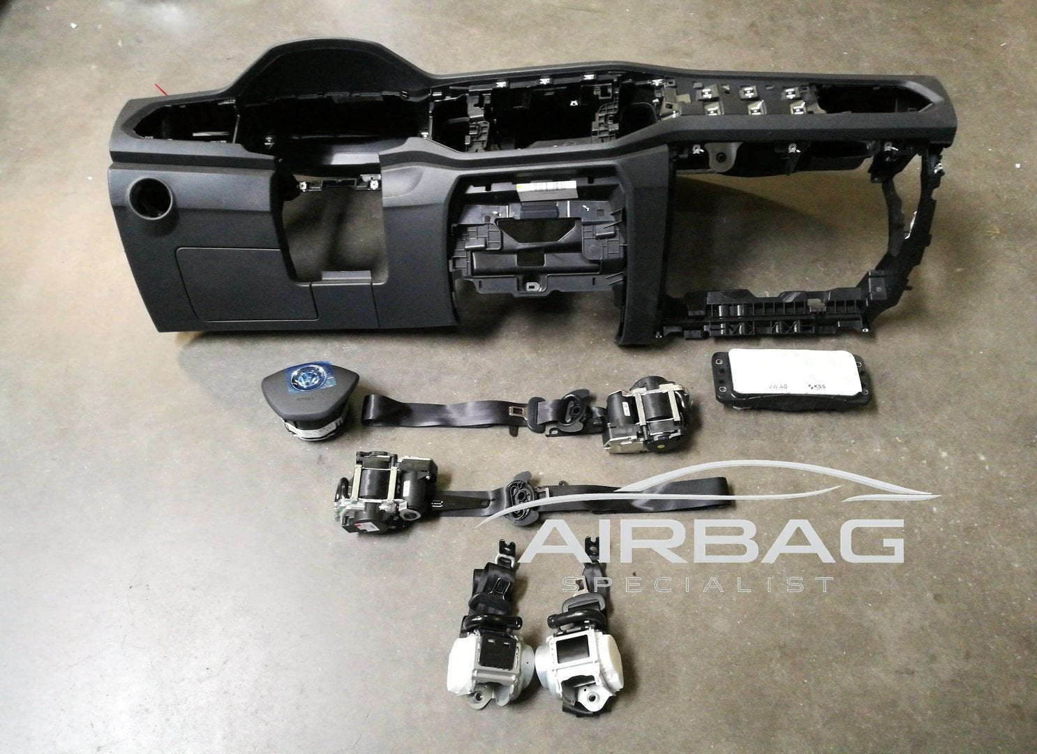 Airbag set dashboard gordels  Volkswagen T-Roc 2018+, Gebruikt, -, Volkswagen, -