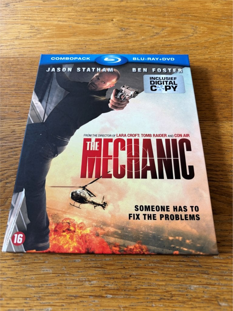 Blu-ray + Dvd The Mechanic - NL-Uitgave, Gebruikt, Vanaf 16 jaar, Nederlands, Film