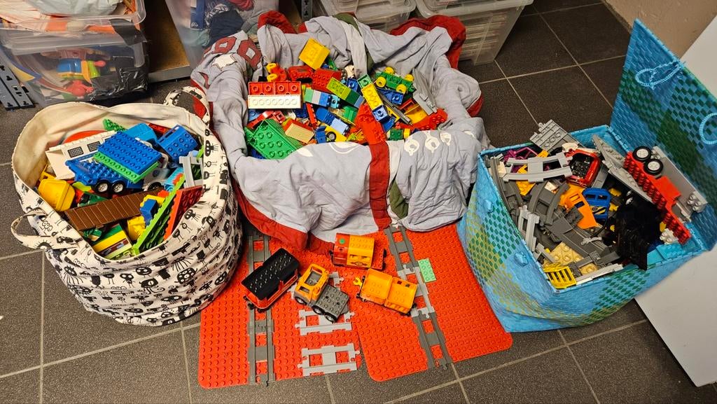 MEGA LEGO Duplo Trein Bundel - 3 Sets (10508, 10875, 10874), Kinderen en Baby's, Speelgoed | Duplo en Lego, Ophalen, Gebruikt