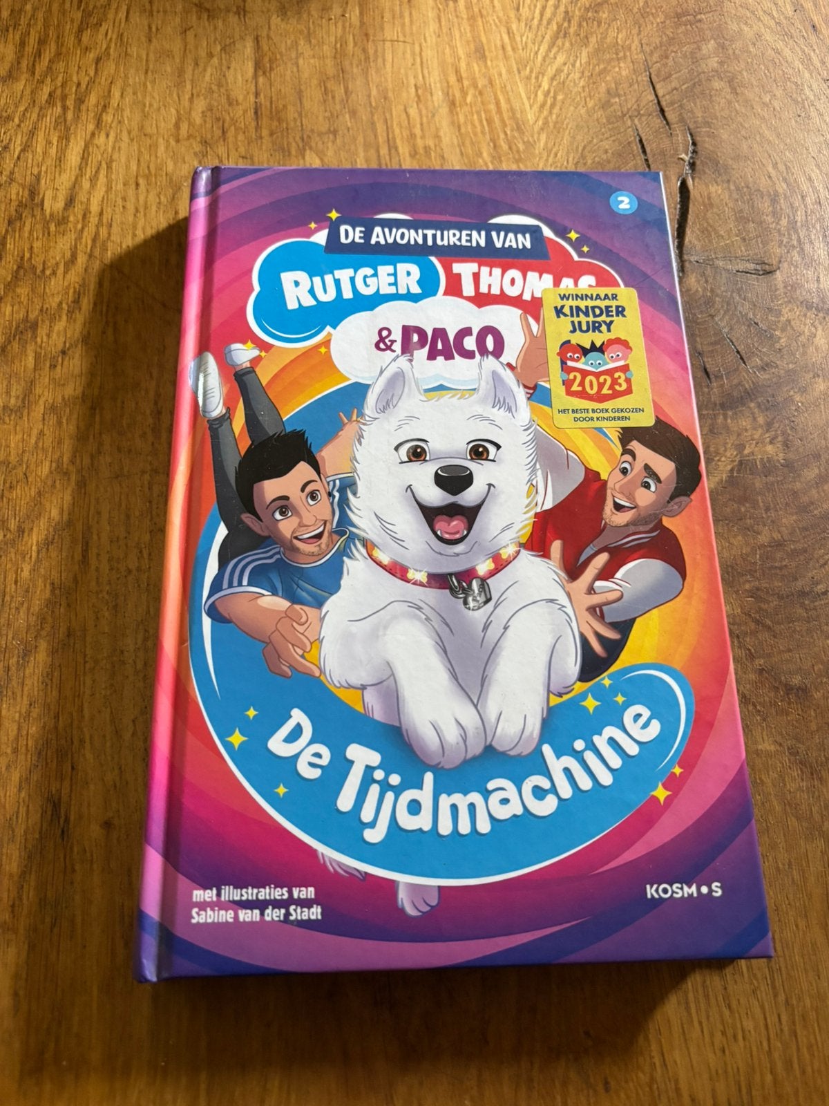 Boek van Rutger Thomas en Paco de tijdmachine (deel 2), Ophalen of Verzenden