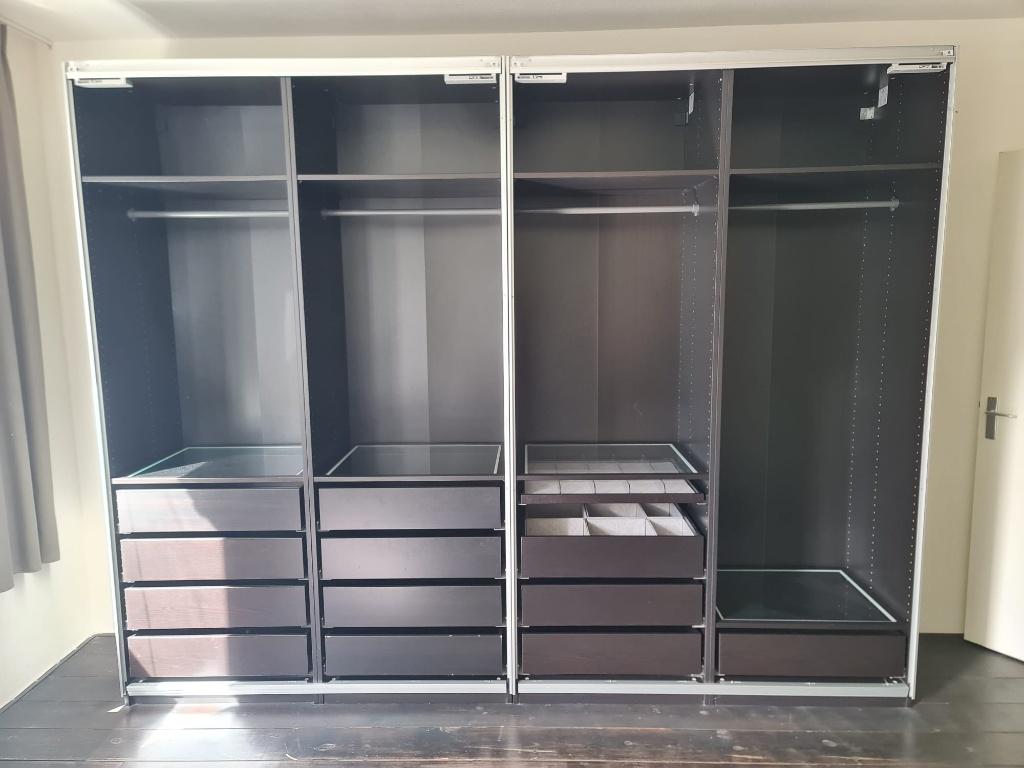 Kledingkast IKEA pax 300x236cm Leveren en monteren mgl, 200 cm of meer, Ikea, Met klep(pen), Ophalen of Verzenden