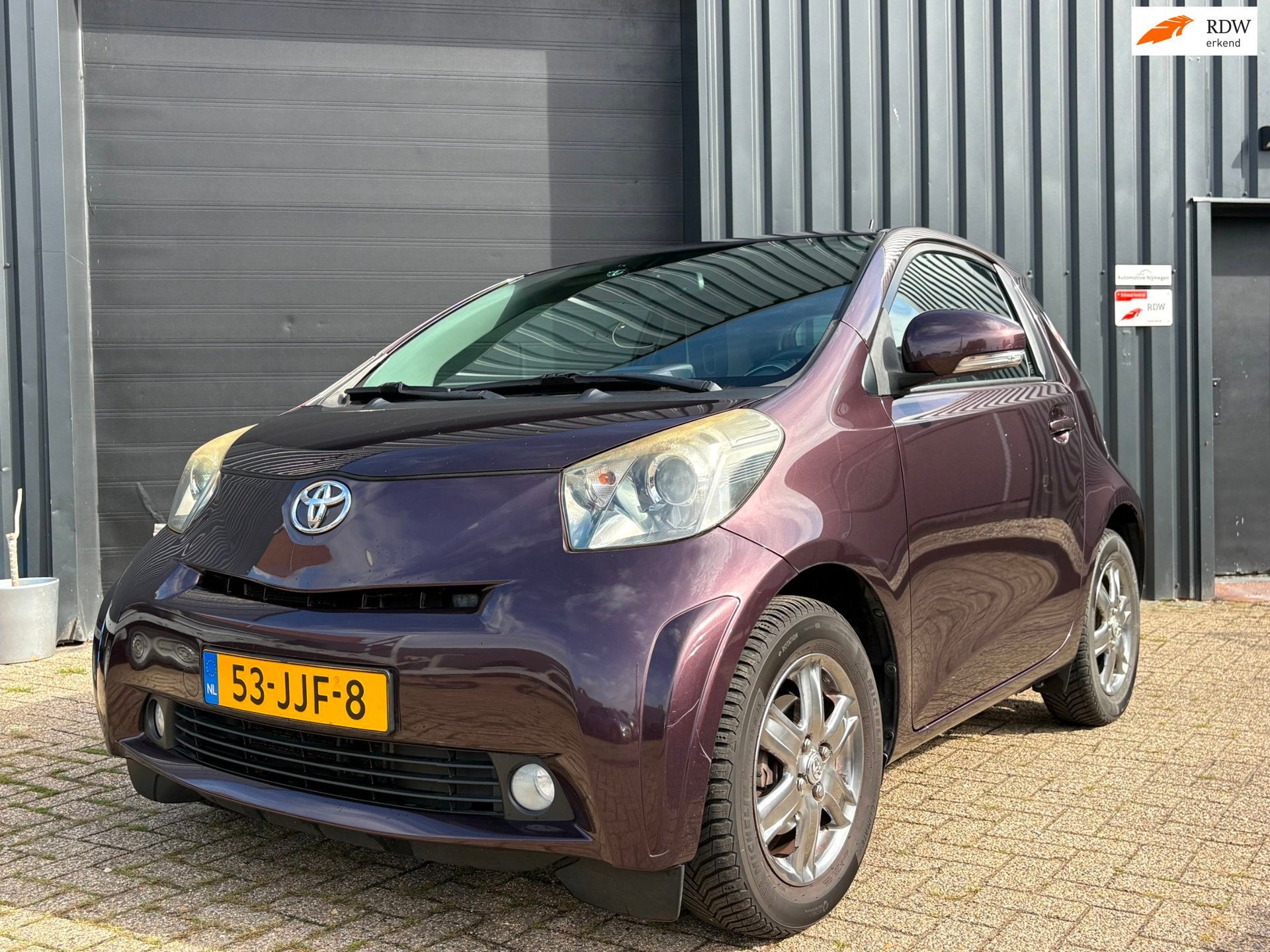 Toyota IQ 1.0 VVTi Aspiration-Dealer onderhoud-Half leder-NW, Dealer onderhouden, Gebruikt, 4 stoelen, Leder en Stof