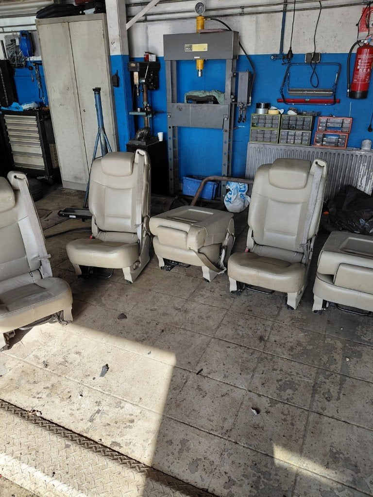 Auto Renault Espace stoelen, €50 per stoel, Auto-onderdelen, Ophalen, Gebruikt, Renault