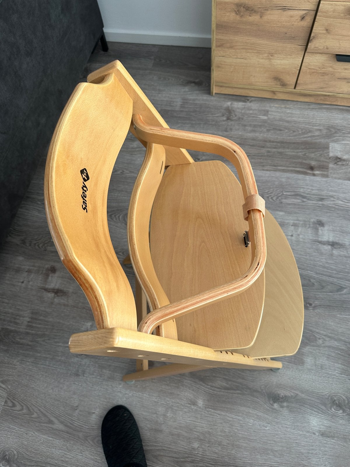 Safety 1st Timba Meegroeistoel - Houten Kinderstoel, Ophalen, Gebruikt, Meegroeistoel, Aanschuifbaar