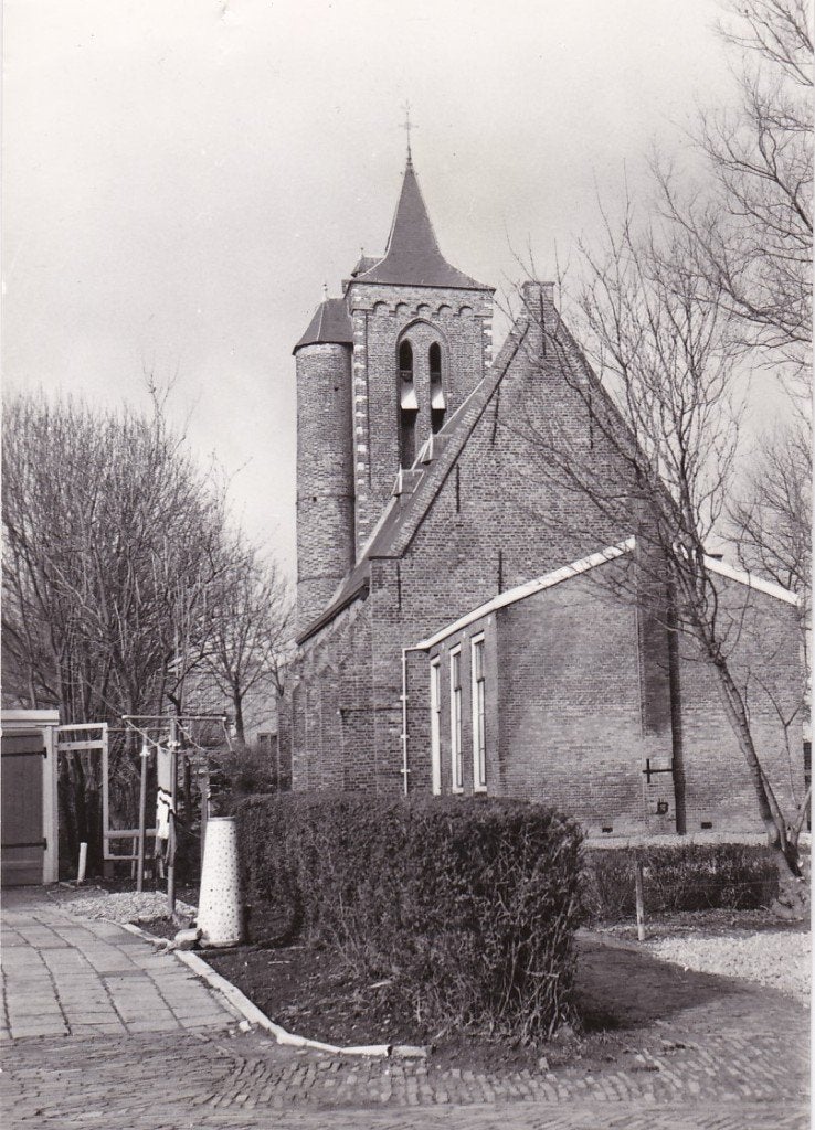 Aagtekerke (Zld) Hervormde kerk - Ritthem 1980., Ophalen, 1960 tot 1980, Ongelopen, Zeeland