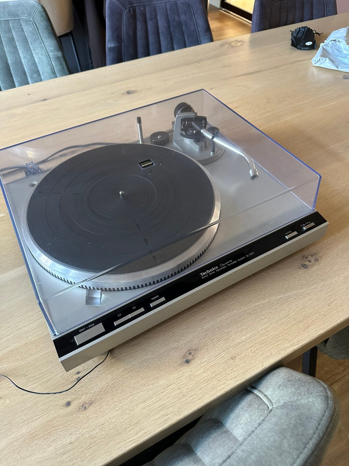 Technics sl-q33 direct drive platenspeler, Audio, Tv en Foto, Platenspelers, Ophalen of Verzenden, Zo goed als nieuw, Technics
