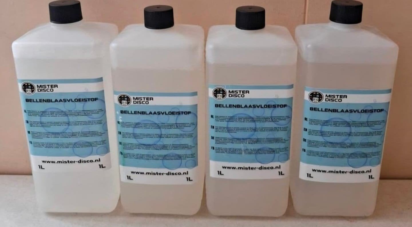 Bellenblaas vloeistof 4x1 liter € 20,-, ., Nieuw, Ophalen of Verzenden, .