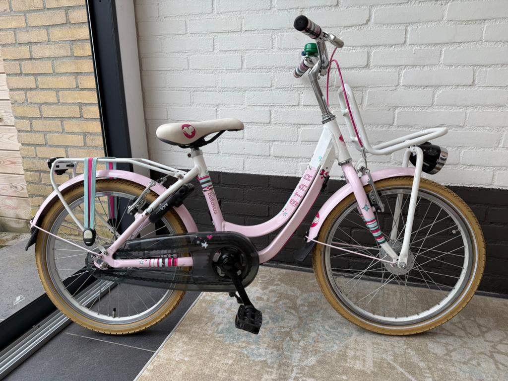 Meisjes fiets 20 inch Batavus, Ophalen, Gebruikt, 20 inch, Handrem