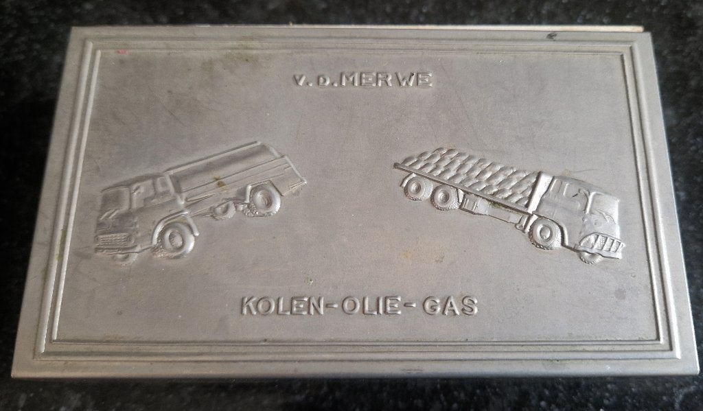 v.d. MERWE Vrachtwagens kolen-olie-gas Dubbeldam Heerjansdam, Ophalen of Verzenden, Gebruikt, Gebruiksvoorwerp