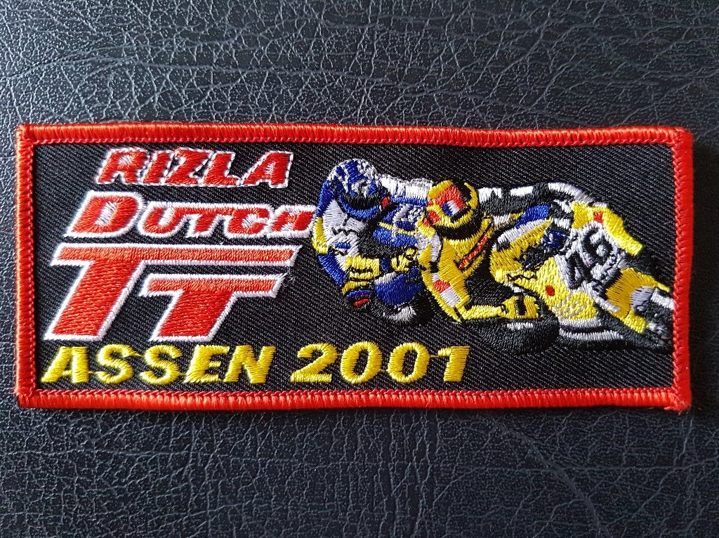 tt assen valentino rossi patch badge 2001, Ophalen of Verzenden, Nieuw, Motoren