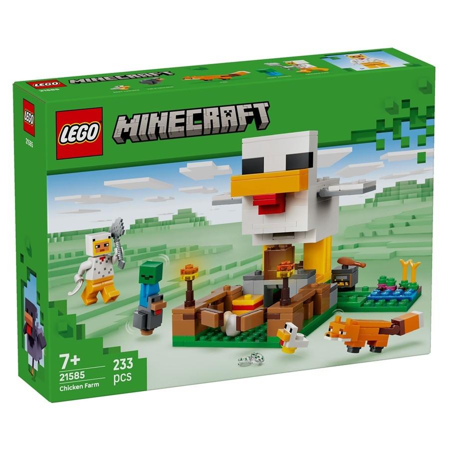 LEGO Minecraft 21585 De Kippenboerderij * ‘t LEGOhuis *, Lego, Nieuw, Ophalen of Verzenden, X