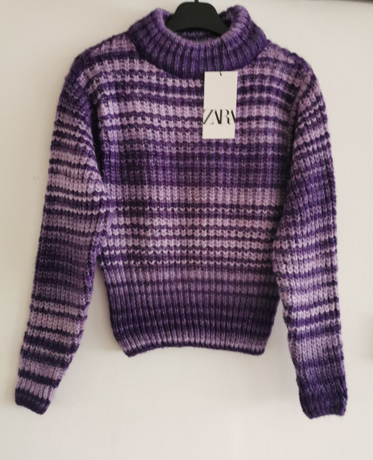 ZARA trui mt. M/L, Maat 38/40 (M), Verzenden, Zara, Paars