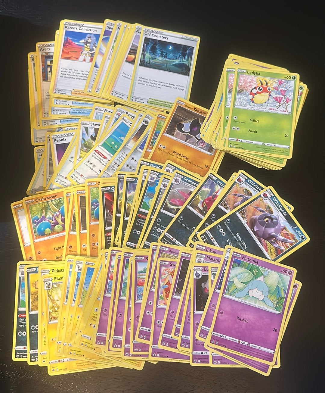 Chilling Reign bulk verzameling Pokemon 172 kaarten, Ophalen of Verzenden, Nieuw, Meerdere kaarten