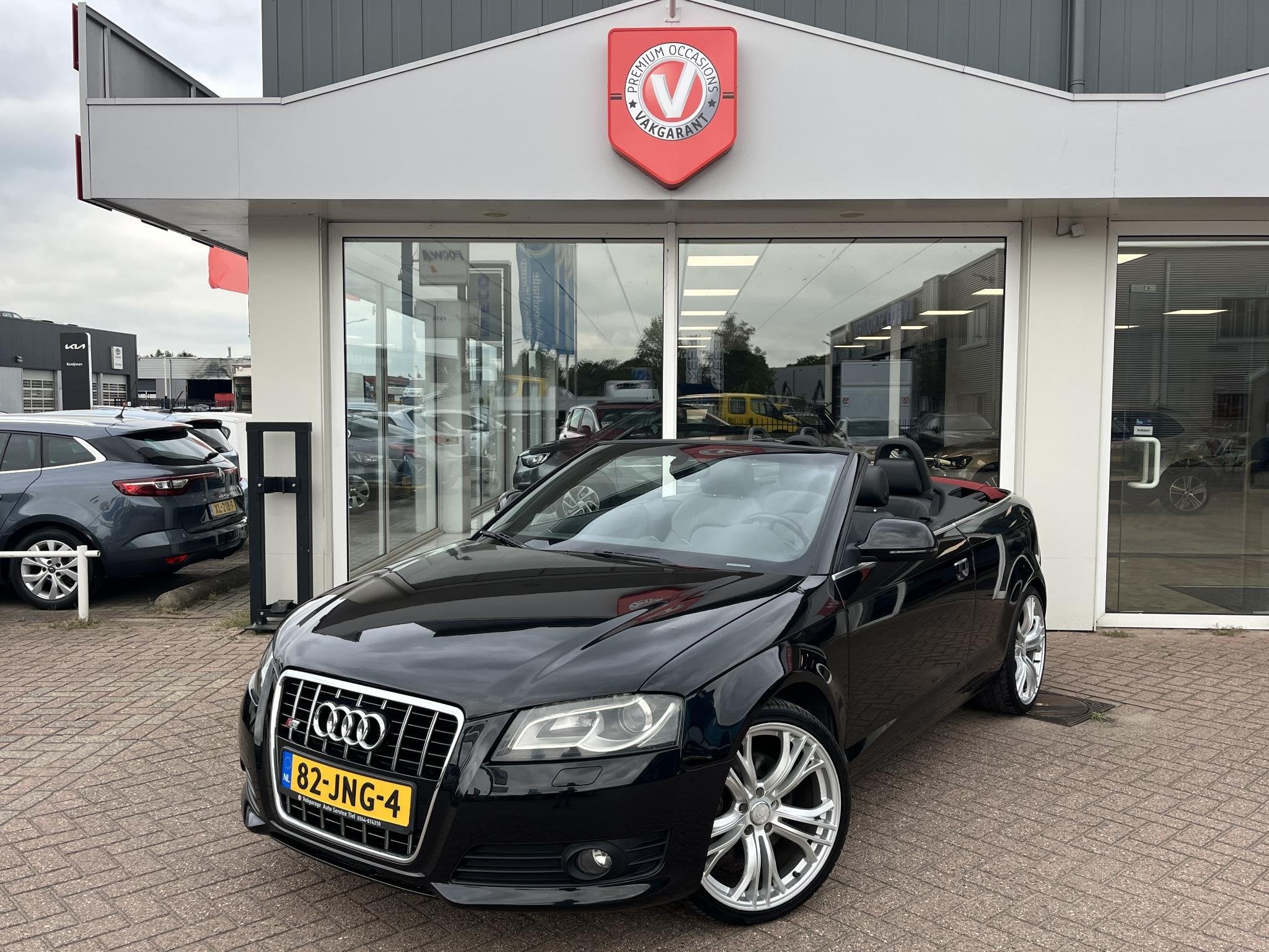 Audi A3 Cabriolet 2.0 TFSI Ambition S-line Automaat, Navigat, Auto's, Audi, Gebruikt, 4 cilinders, 4 stoelen, Automatische klimaatregeling