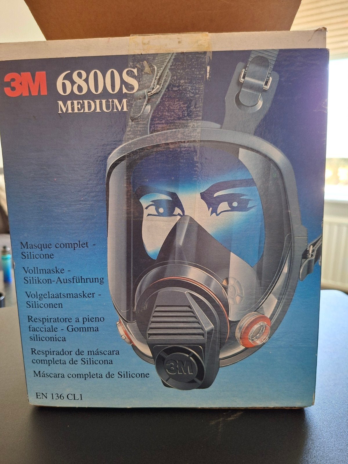 2x 3M 6800S Medium Volgelaatsmasker Nieuw in Doos.2st €150, Ophalen of Verzenden, Nieuw, Volgelaatsmaskers