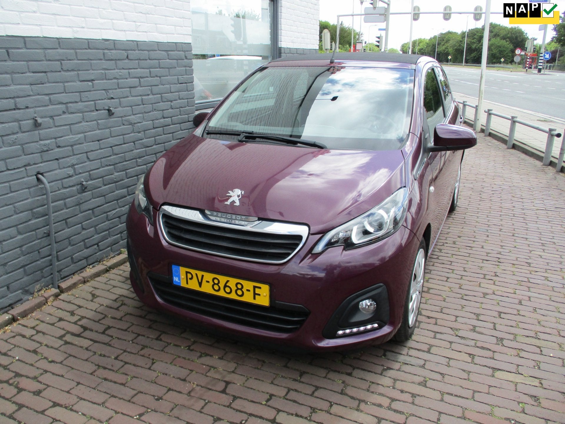Peugeot 108 1.0 e-VTi Active TOP!, Auto's, Voorwielaandrijving, Stof, Gebruikt, Overige kleuren