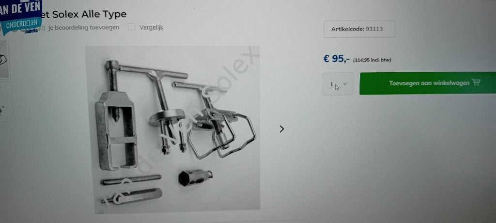solex gereedschap, Ophalen of Verzenden, Nieuw