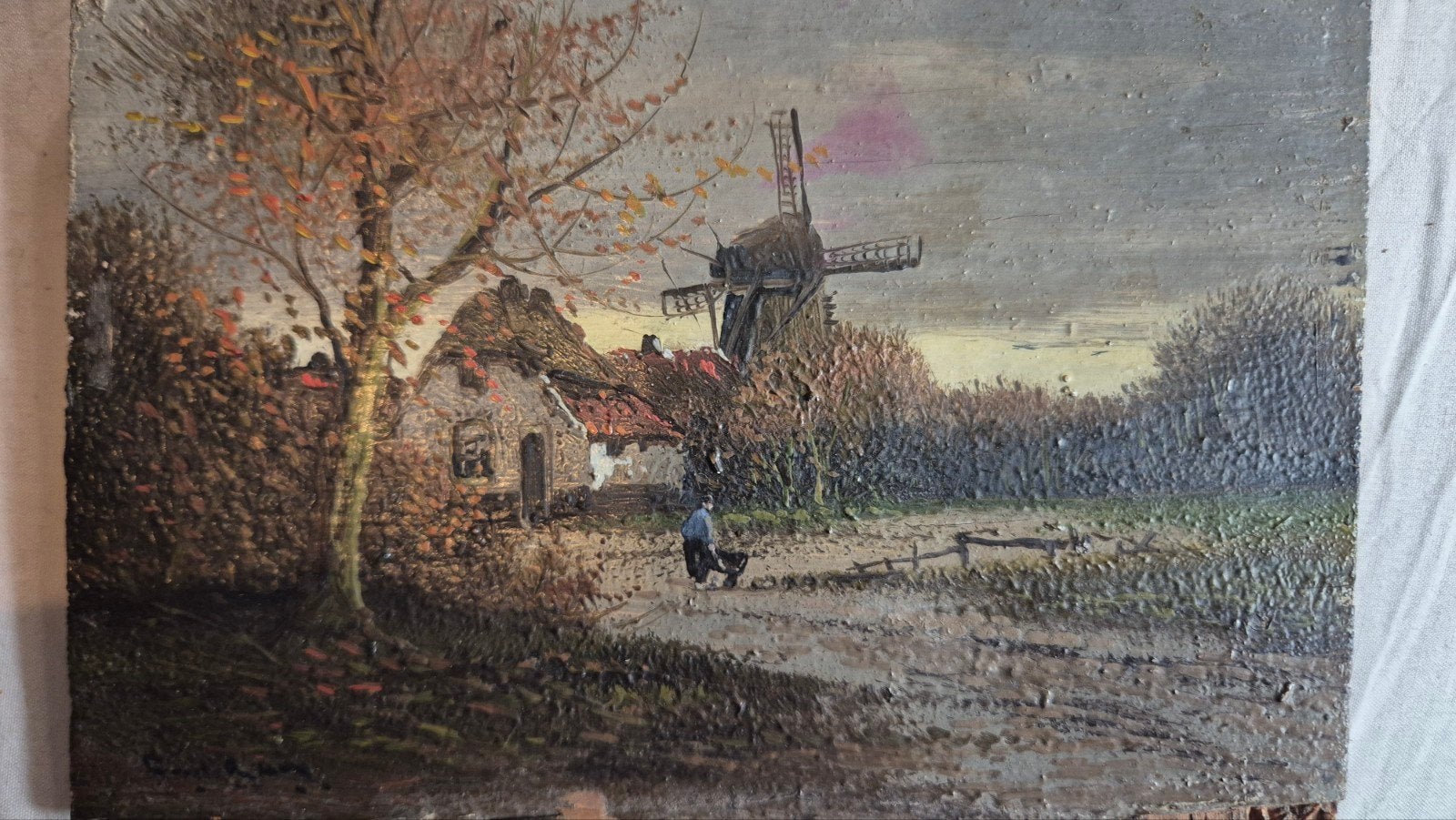 oud klein landschap, Ophalen of Verzenden