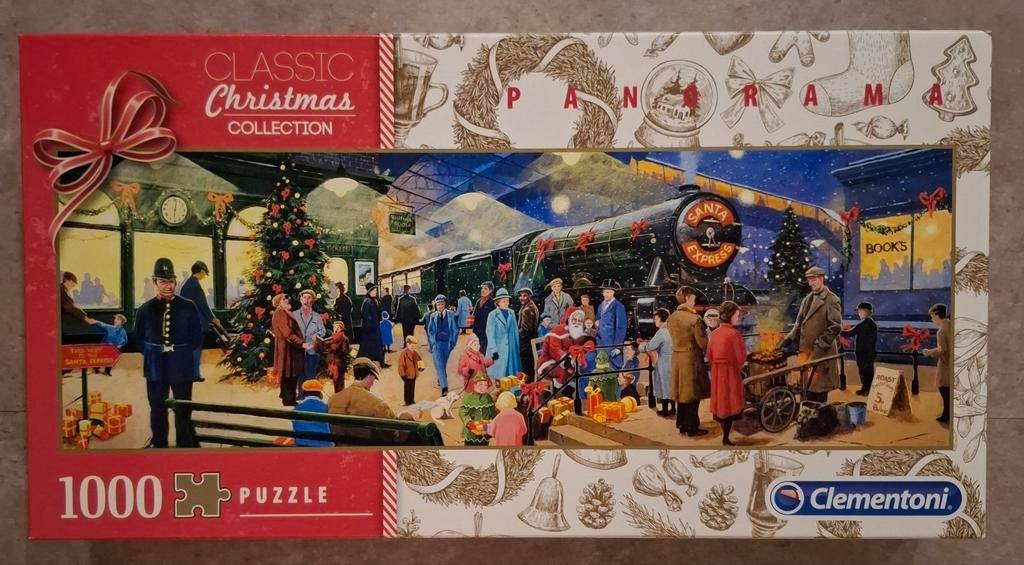 Prachtige Kerstpuzzel, Ophalen of Verzenden, 500 t/m 1500 stukjes, Zo goed als nieuw, Legpuzzel