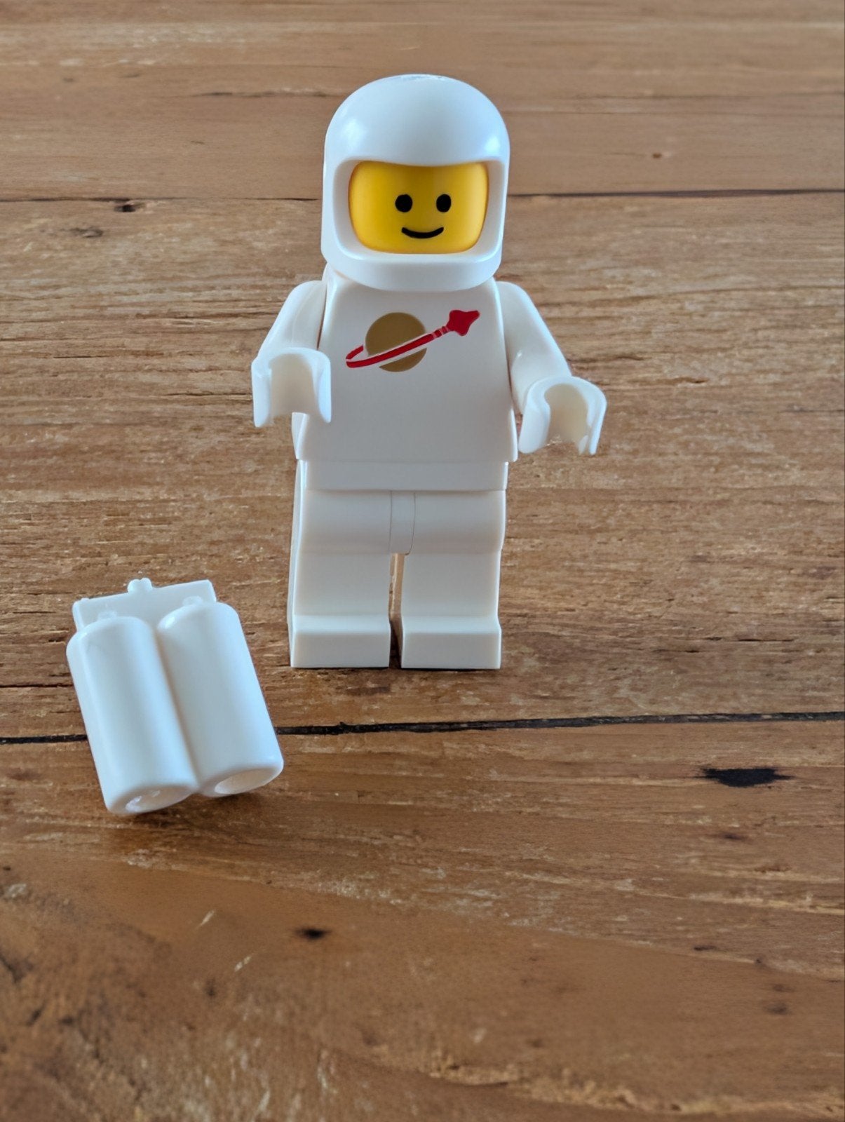 Lego Minifigures classic Space astronaut wit, Lego, Nieuw, Ophalen of Verzenden, Inclusief accessoires