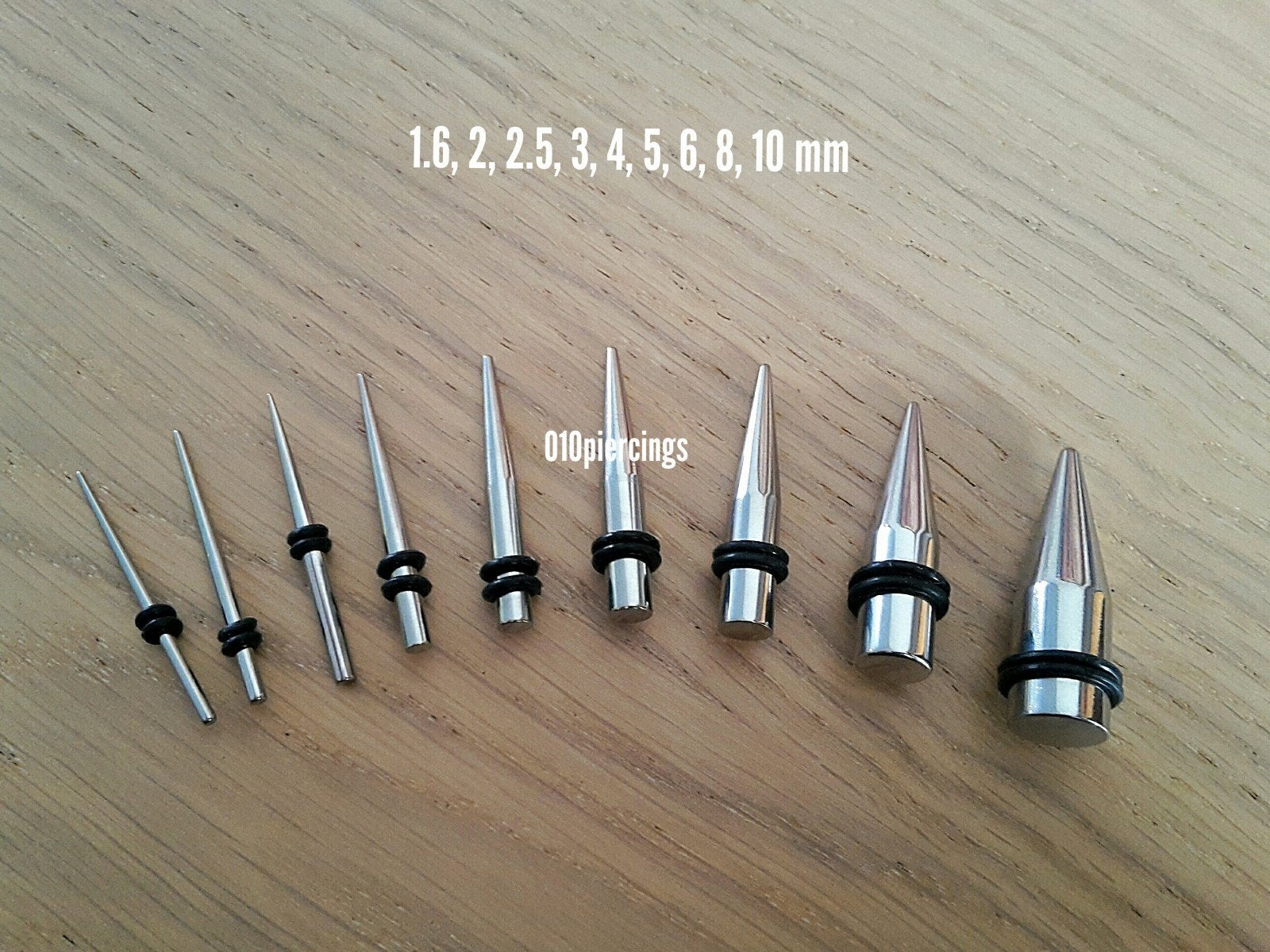 Nieuwe expanders, stretchers, rekstaafjes. Staal., Sieraden, Tassen en Uiterlijk, Piercings, Ophalen of Verzenden, Zo goed als nieuw
