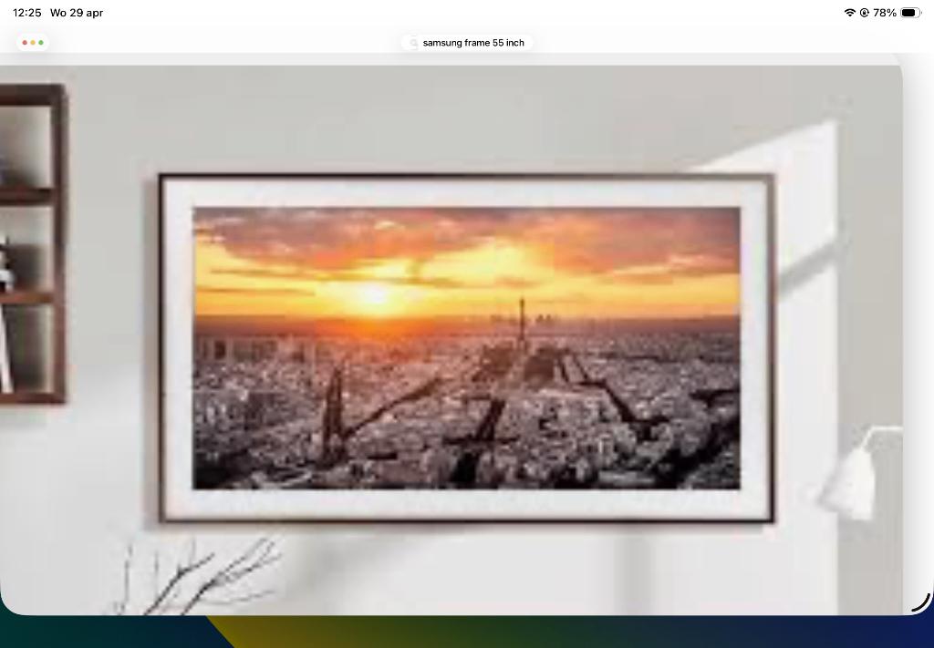Samsung tv frame 55inch 2025, Ophalen, QLED, Nieuw, 120 Hz