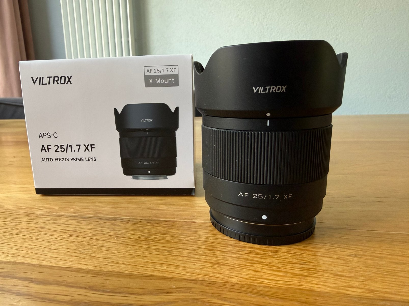 Viltrox 25mm 1.7 fuji mount gekocht juni 2026, 25 mm, Autofocus, Ophalen of Verzenden, Zo goed als nieuw