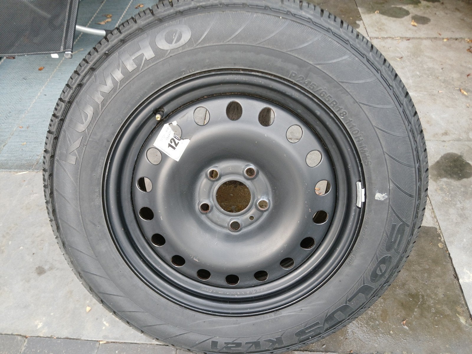 Reservewiel Jeep Wrangler JL/ Grand Cherokee in goede staat, Ophalen, 18 inch, Banden en Velgen, Terreinwagen