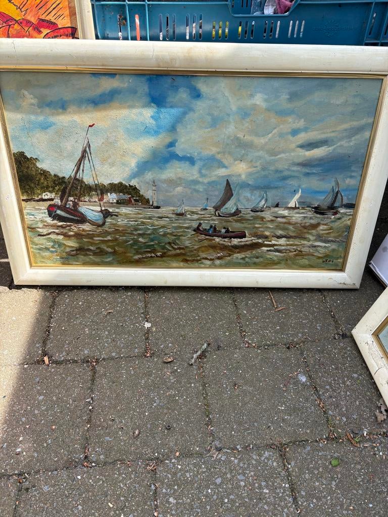 Schilderij, Antiek en Kunst, Kunst | Schilderijen | Klassiek, Ophalen