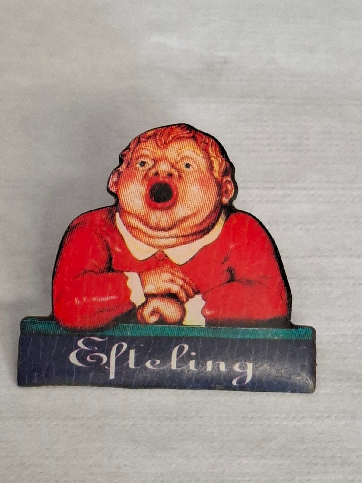 Efteling Pin: Holle Bolle Gijs (Vintage), Verzamelen, Ophalen of Verzenden, Gebruikt, Button of Speldje