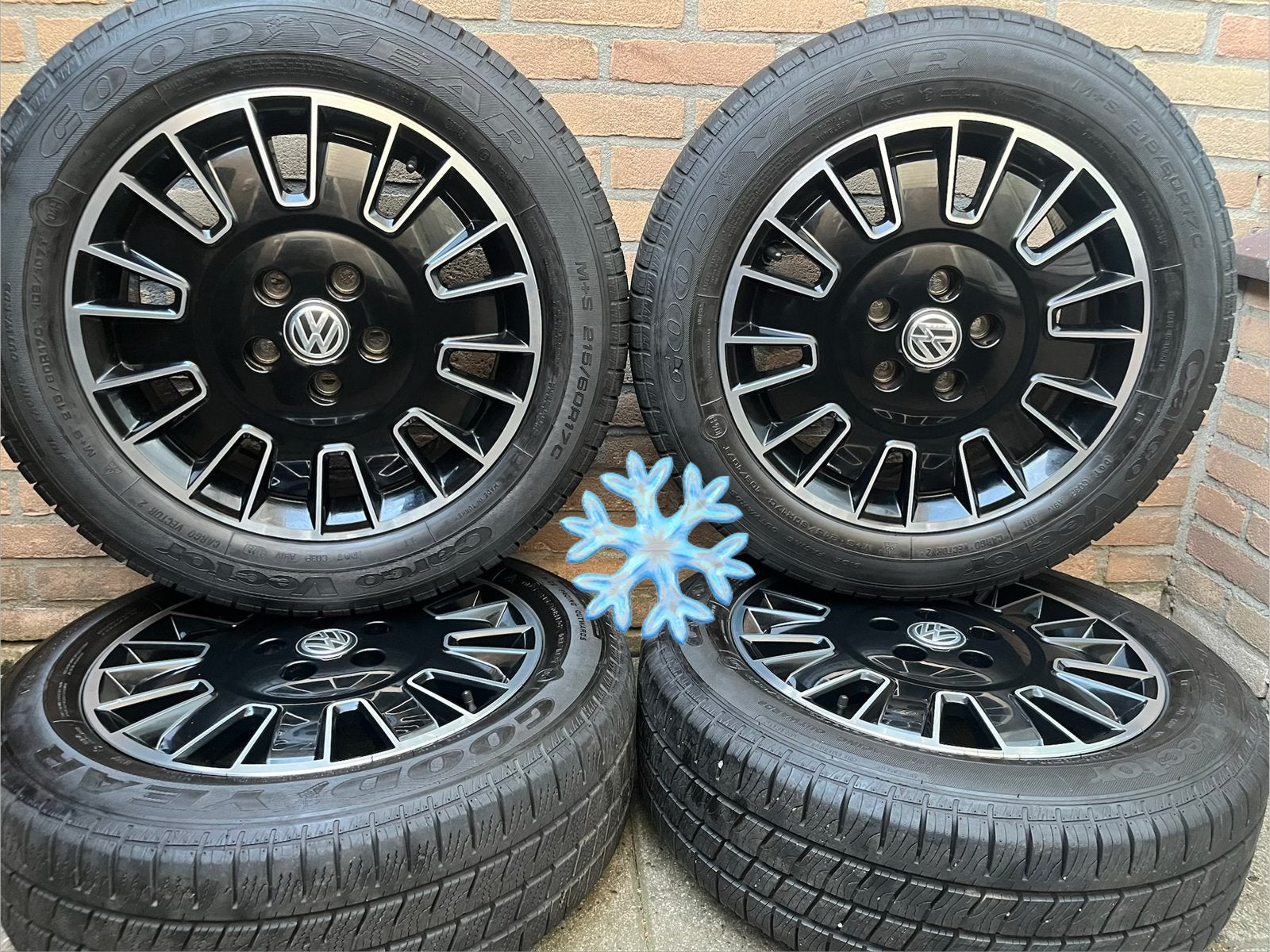 2x8/2x7 17” orig Vw Posado Transporter T6.1 T6 T5 T7 Winter., Auto-onderdelen, Banden en Velgen, Banden en Velgen, 17 inch, Bestelwagen