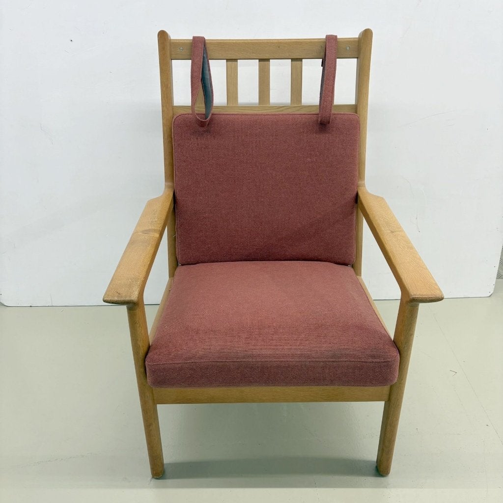 Getama GE265 fauteuil Hans Wegner, Ophalen, Gebruikt, ., 75 tot 100 cm