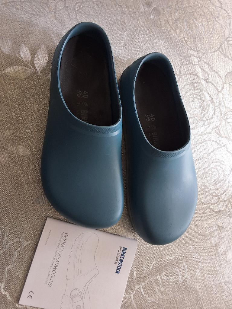 Birkenstock klompen, Blauw, Instappers, Nieuw, Ophalen of Verzenden