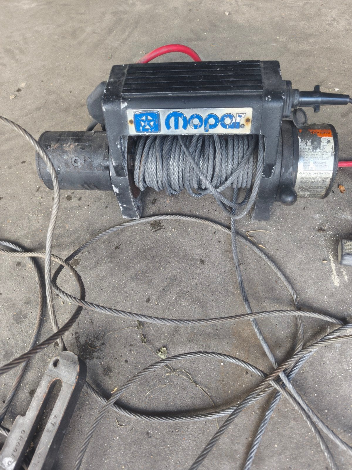 Mopar Lier met staalkabel - Elektrisch, Ophalen, Gebruikt