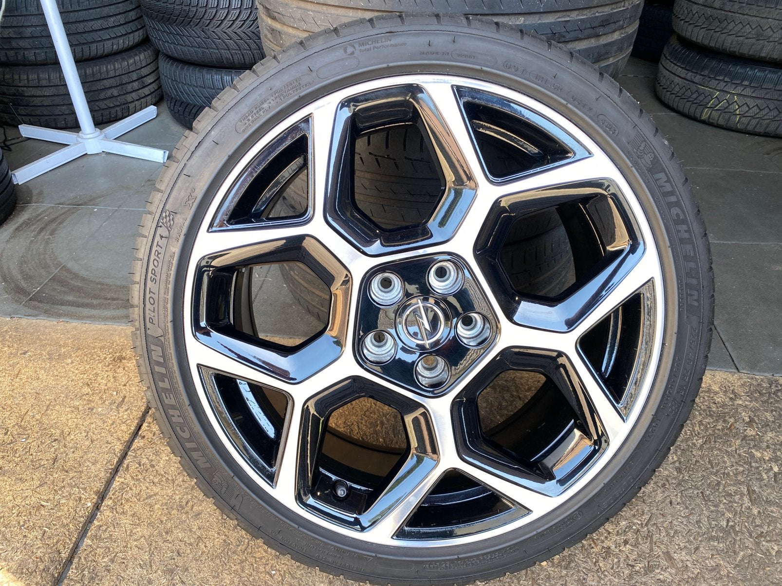 18” Opel Astra L GS velgen + 225/40 R18 Michelin Pilot Sport, 18 inch, Banden en Velgen, Nieuw, Ophalen of Verzenden