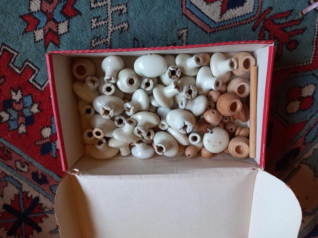 antieke porselein deurknoppen, Antiek en Kunst, Ophalen of Verzenden