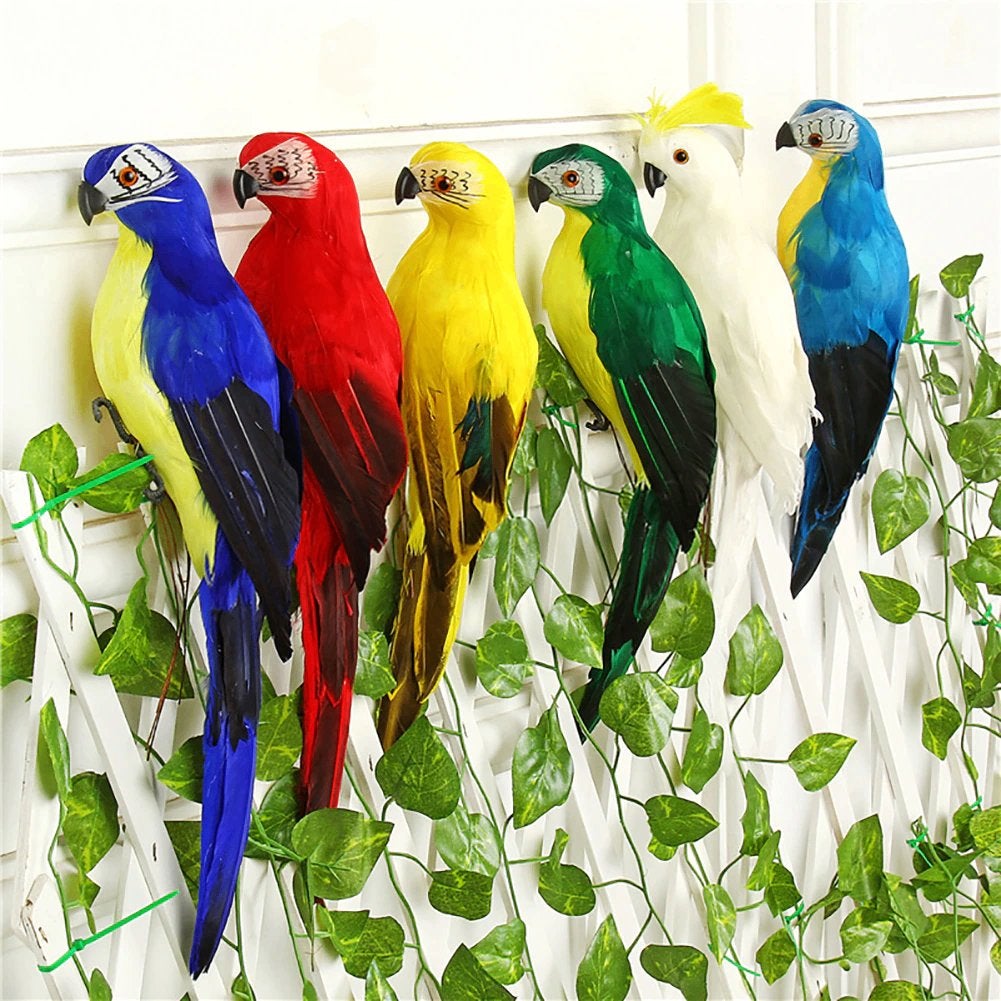 Kunst Papegaai / Tuin Decoratie Dier Simulatie Vogel Beeld, Verzenden, Nieuw, Overige materialen, Dierenbeeld