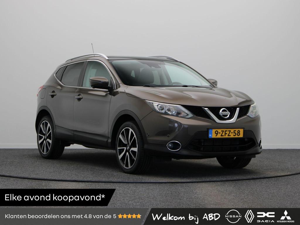 Nissan Qashqai 1.2 Tekna | Trekhaak | lederen bekleding| pan, Voorwielaandrijving, Gebruikt, Euro 6, 4 cilinders
